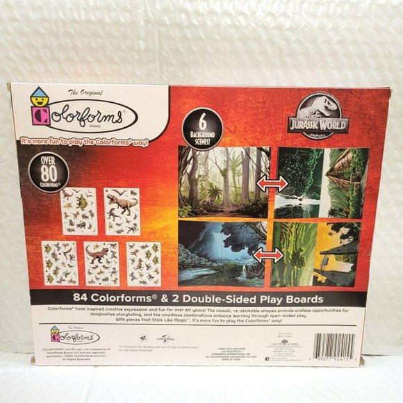 Colorforms Jurassic World Sticker Mega Dinosaurs - Picture 2 of 4